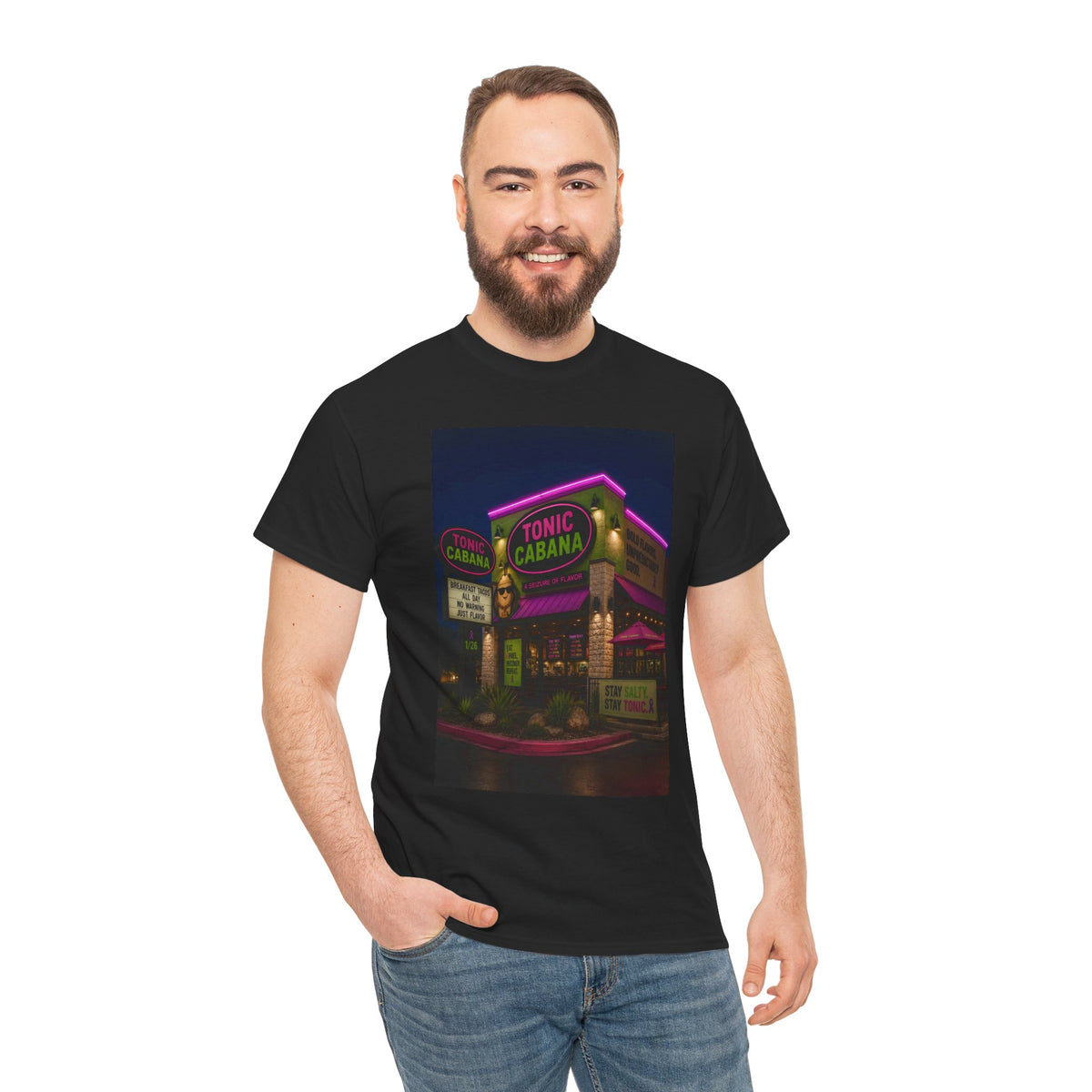 T-Shirt — Neon Tonic Cabana Nightclub Graphic Tee