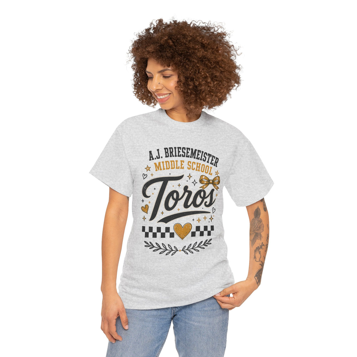 Toros Middle School Tee — L.J. Briesemaster School Spirit Shirt