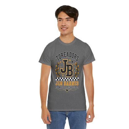 Toreadors JB Jim Barnes Middle School Tee — School Spirit Graphic T-Shirt