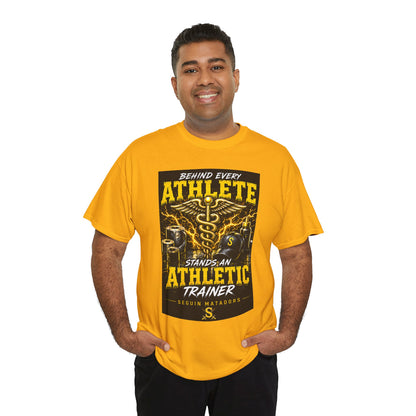 Athletic Trainer T‑Shirt — "Behind Every Athlete Stands an Athletic Trainer" Motivational Tee