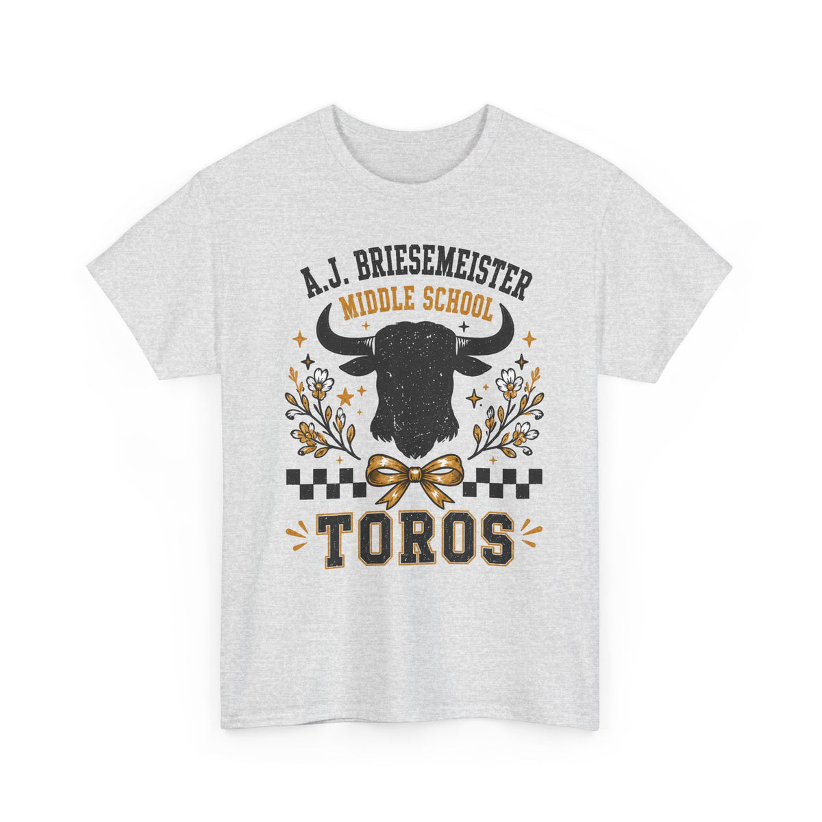 Toros Middle School Tee — A.J. Briesemeister School Spirit T-Shirt