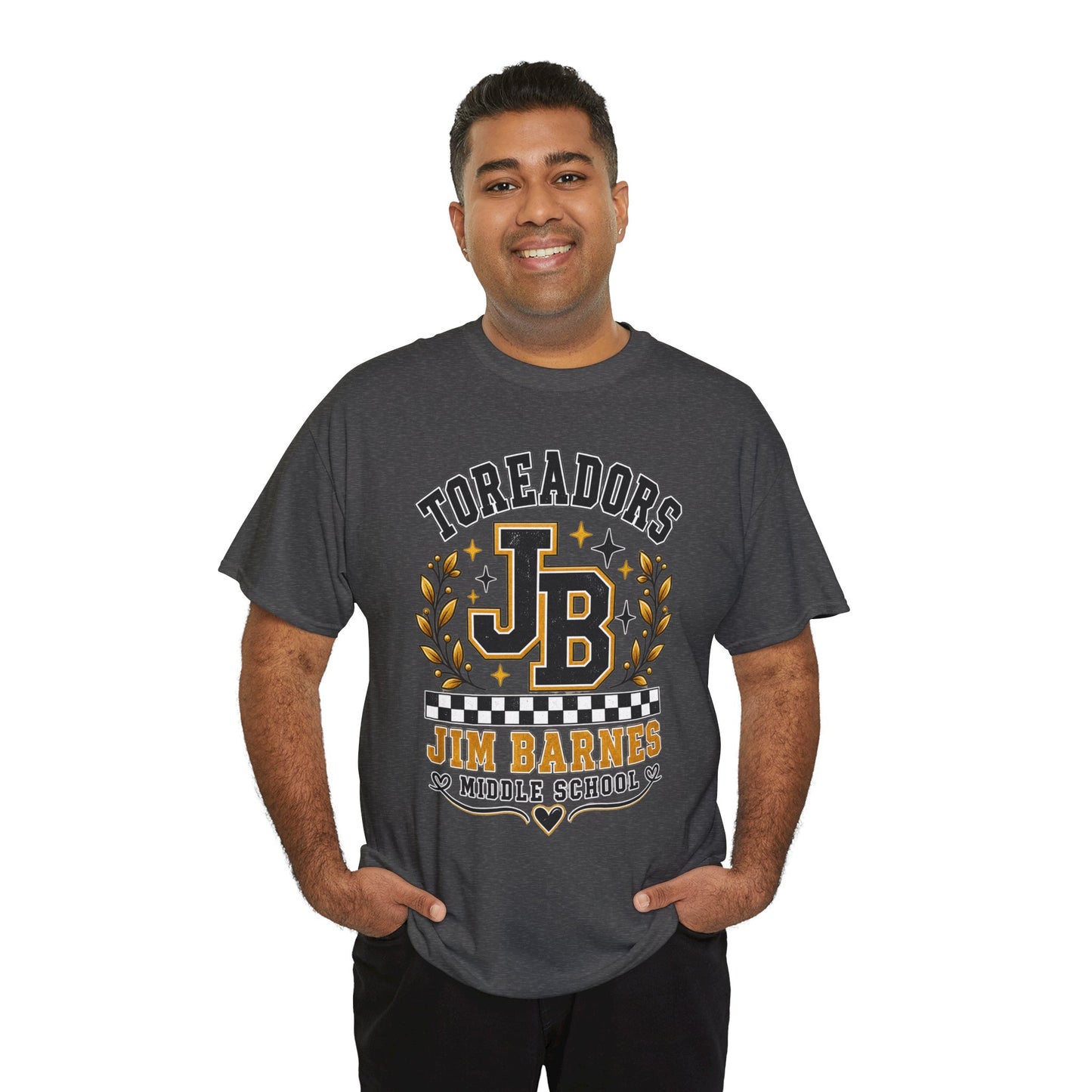 Toreadors JB Jim Barnes Middle School Tee — School Spirit Graphic T-Shirt