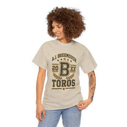 Toros Sports Crest Tee — A.J. Briesemeister Vintage Athletic Shirt