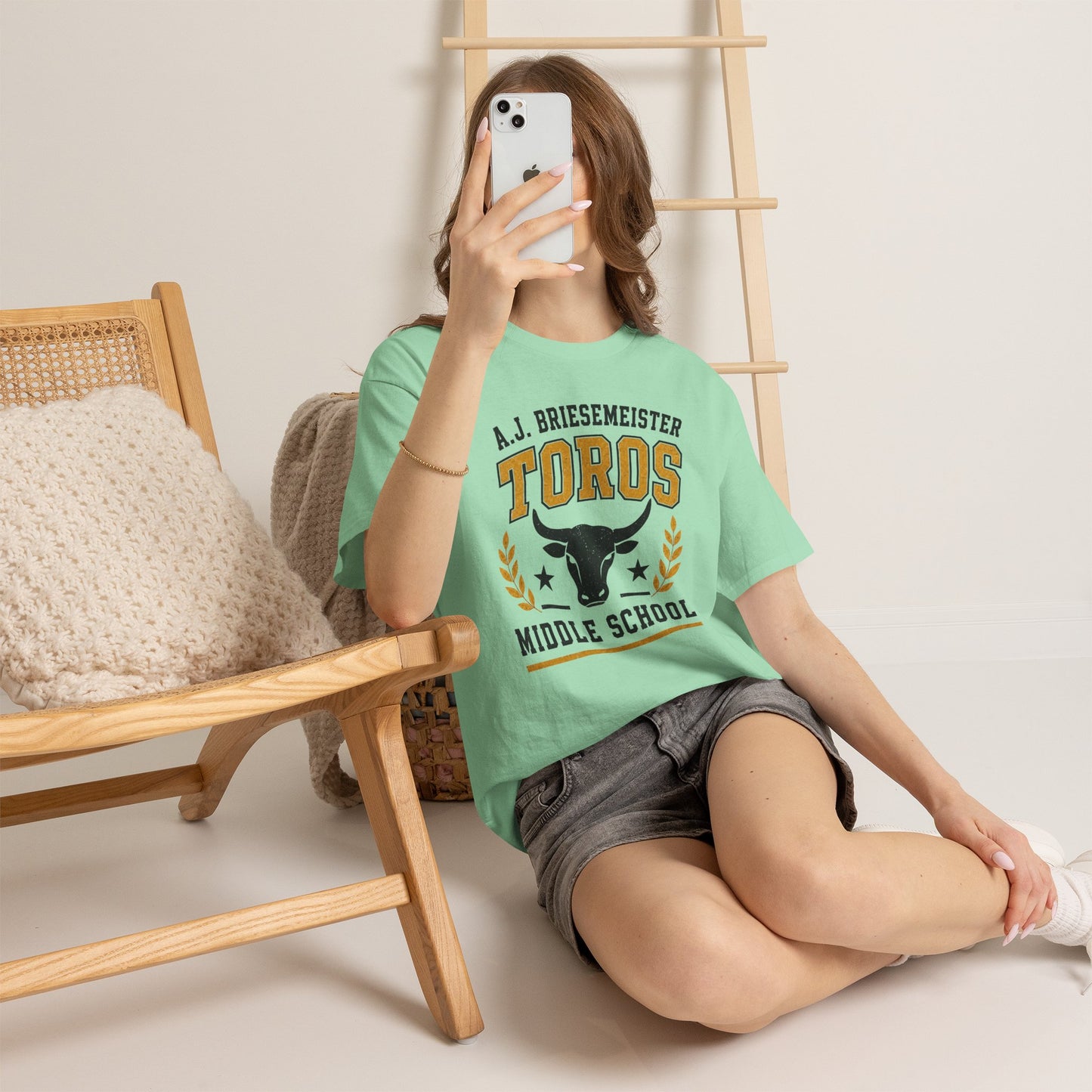 Toros Middle School Tee — A.J. Briesemeister School Spirit T-Shirt