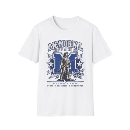 Memorial Minutemen Graphic T-Shirt — Vintage Patriot Military Tribute Tee
