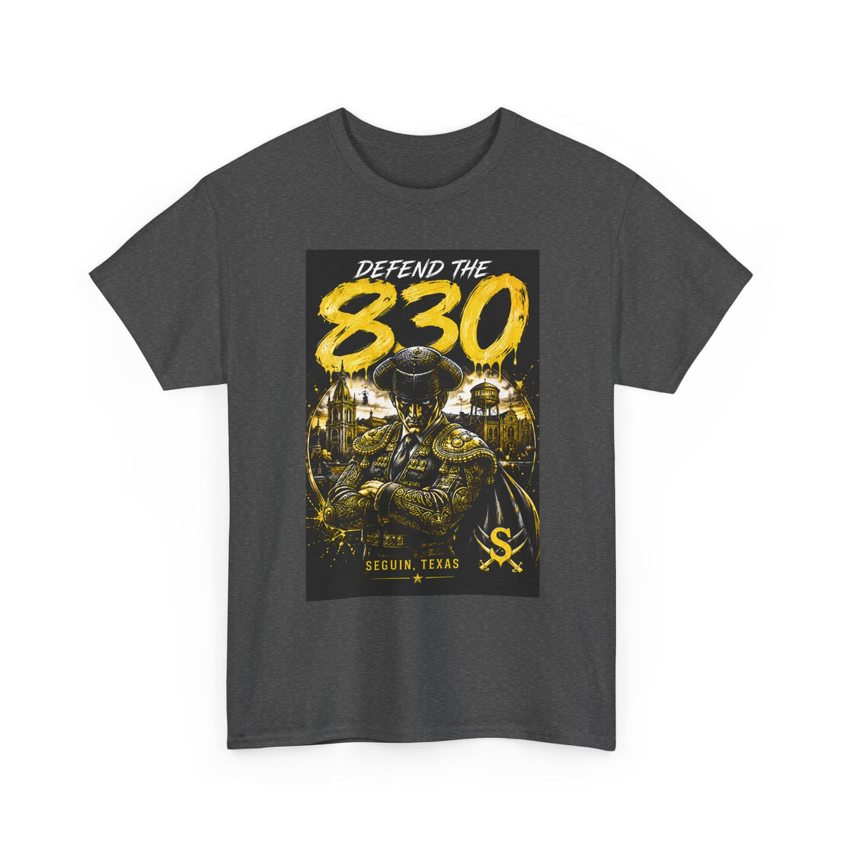 Defend The 830 Matador T-Shirt — San Antonio Pride, Military/Streetwear Graphic Tee