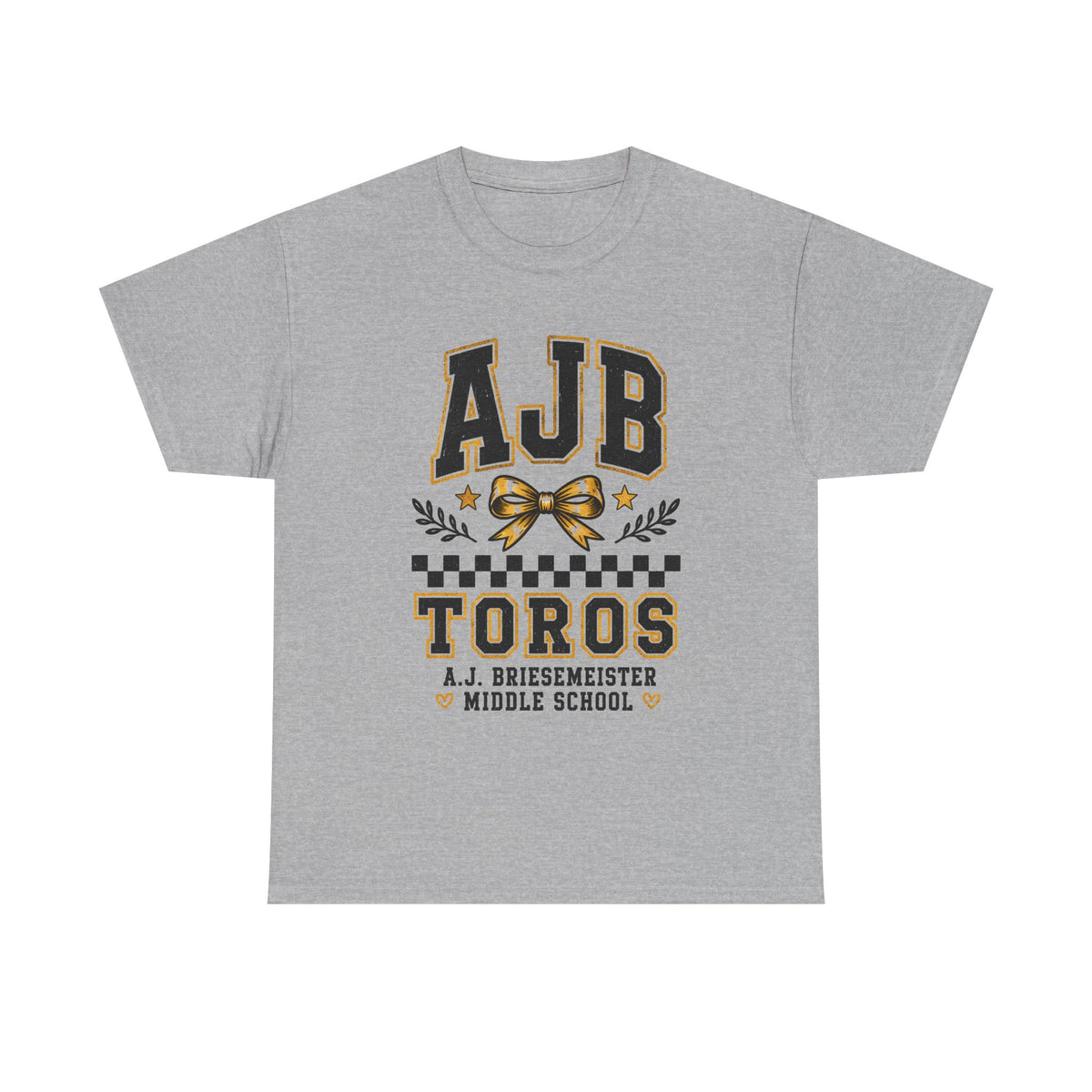 AJB Toros Middle School T-Shirt — AJ Bresemeister School Spirit Tee