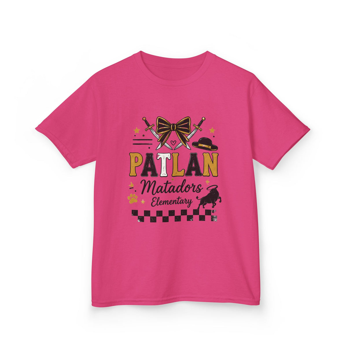 Patlan Matadors Elementary Kids T-Shirt — School Spirit Tee