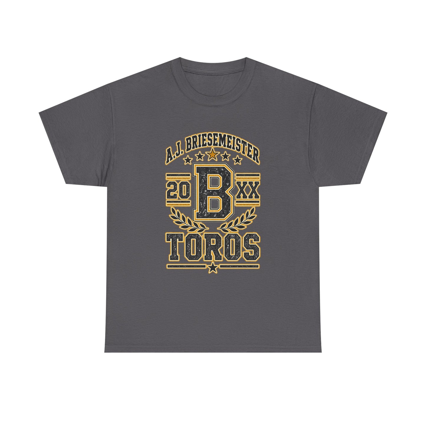 Toros Sports Crest Tee — A.J. Briesemeister Vintage Athletic Shirt