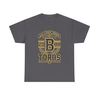 Toros Sports Crest Tee — A.J. Briesemeister Vintage Athletic Shirt