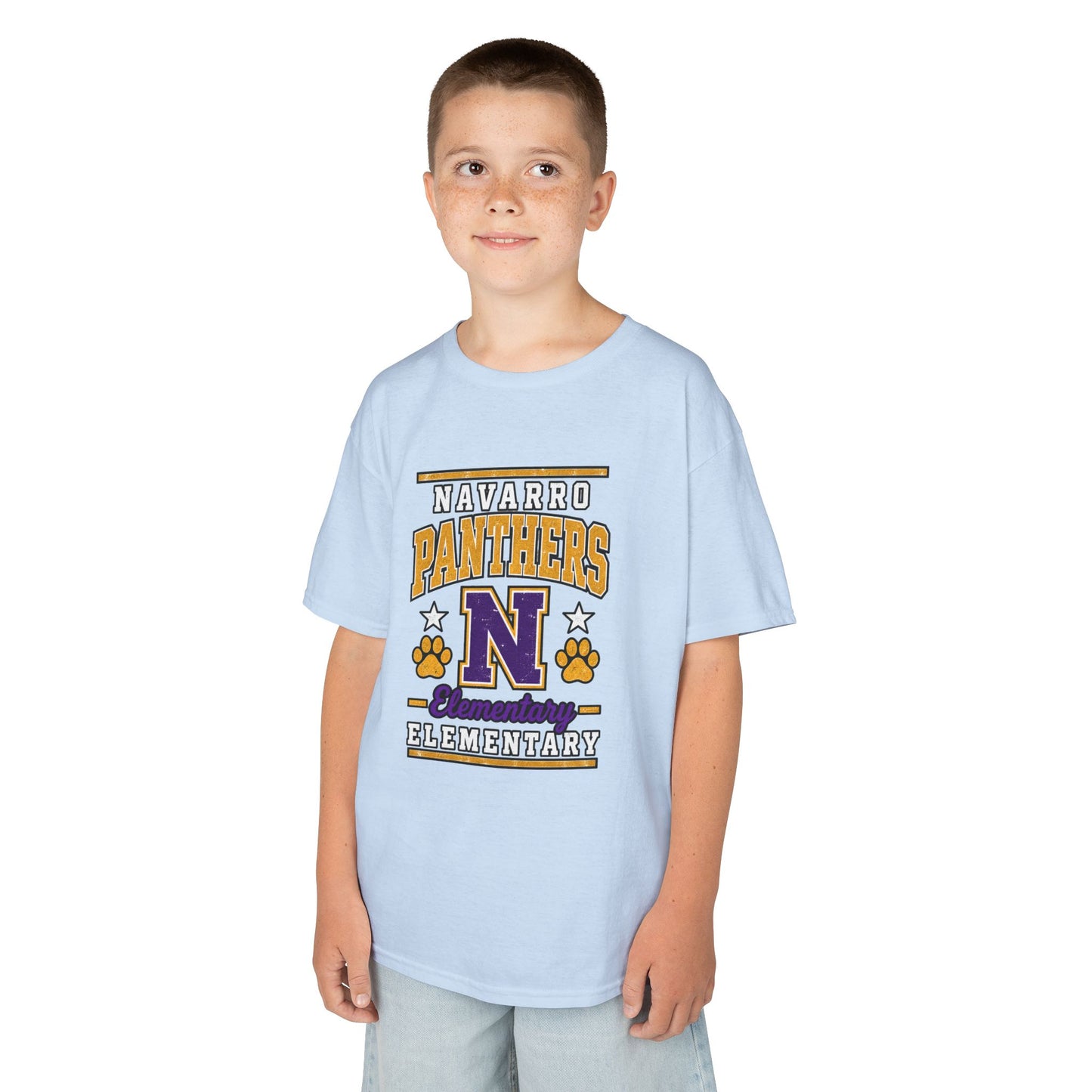 Navarro Panthers Kids T-Shirt — 'N' Elementary School Spirit Tee