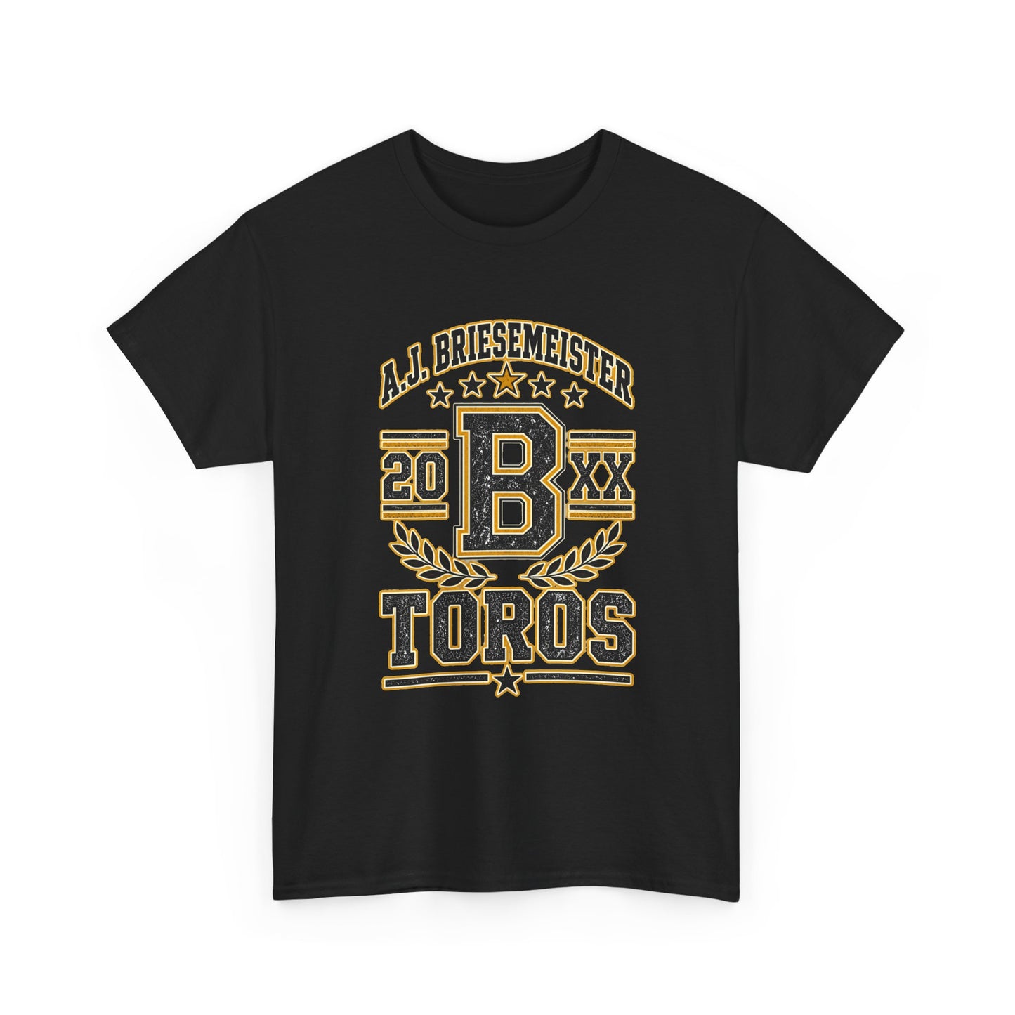 Toros Sports Crest Tee — A.J. Briesemeister Vintage Athletic Shirt