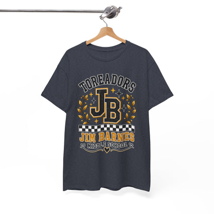 Toreadors JB Jim Barnes Middle School Tee — School Spirit Graphic T-Shirt