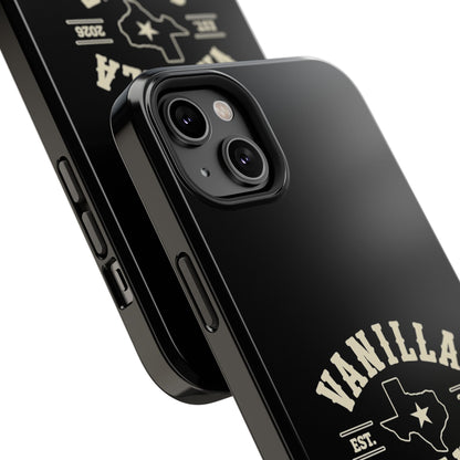 Black w/Ivory Logo lmpact-Resistant Phone Cases