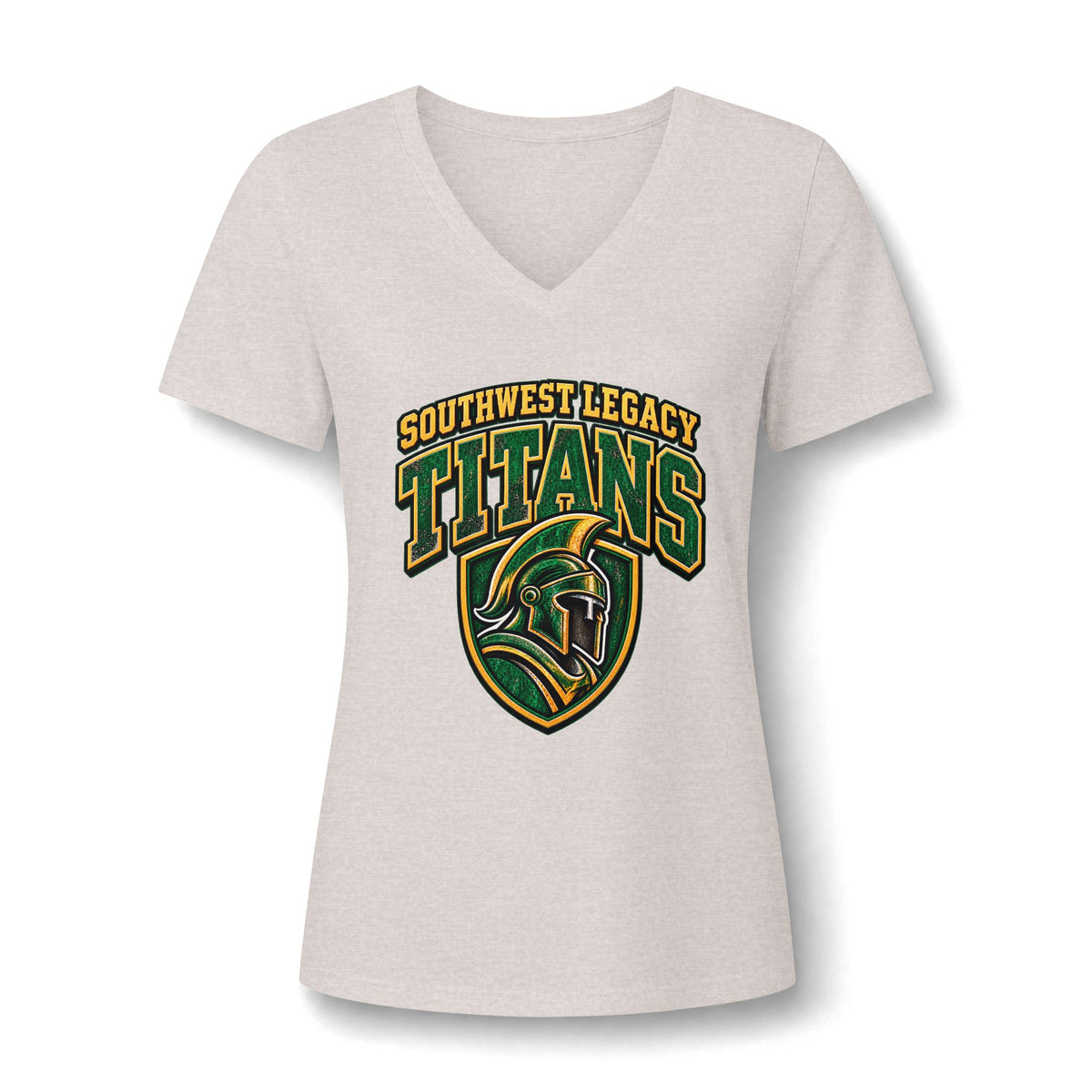 Titans Women's V-Neck Tee — Southwest Legacy San Antonio School Spirit Shirt