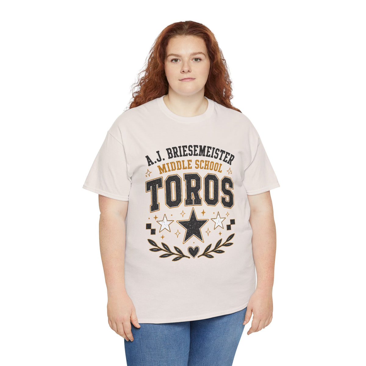 Toros Middle School Tee – A.J. Briesmeister School Spirit Shirt