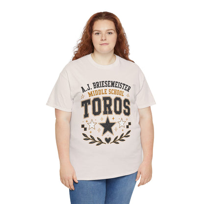 Toros Middle School Tee – A.J. Briesmeister School Spirit Shirt