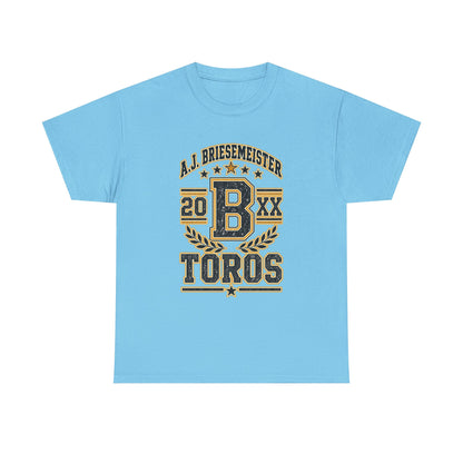 Toros Sports Crest Tee — A.J. Briesemeister Vintage Athletic Shirt
