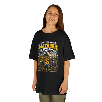 Kids T-Shirt — Seguin Built Matador Proud School Spirit Tee