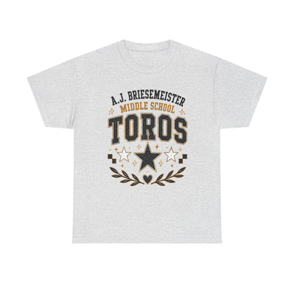 Toros Middle School Tee – A.J. Briesmeister School Spirit Shirt