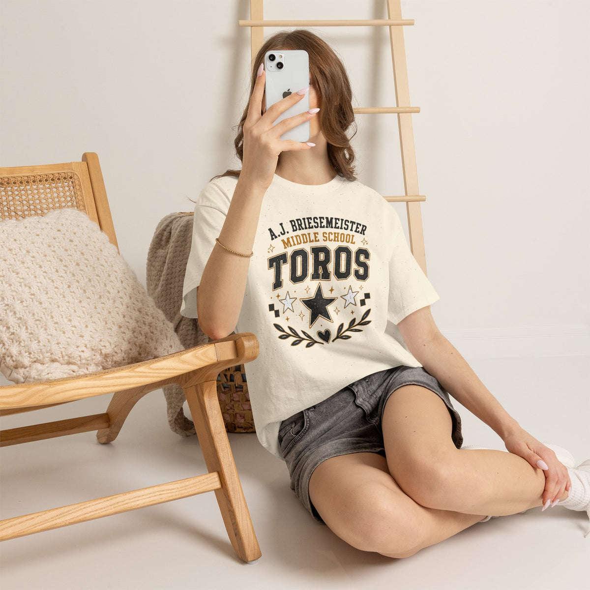 Toros Middle School Tee – A.J. Briesmeister School Spirit Shirt