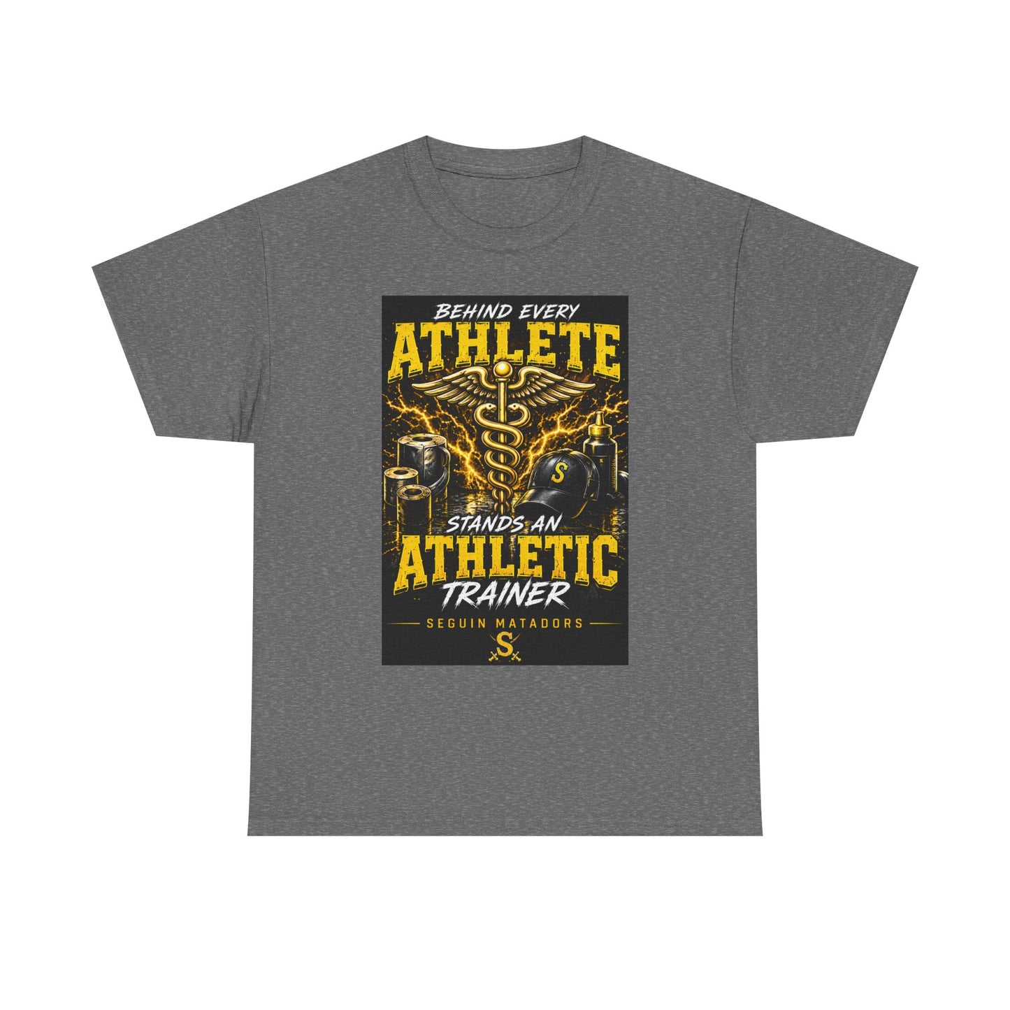 Athletic Trainer T‑Shirt — "Behind Every Athlete Stands an Athletic Trainer" Motivational Tee