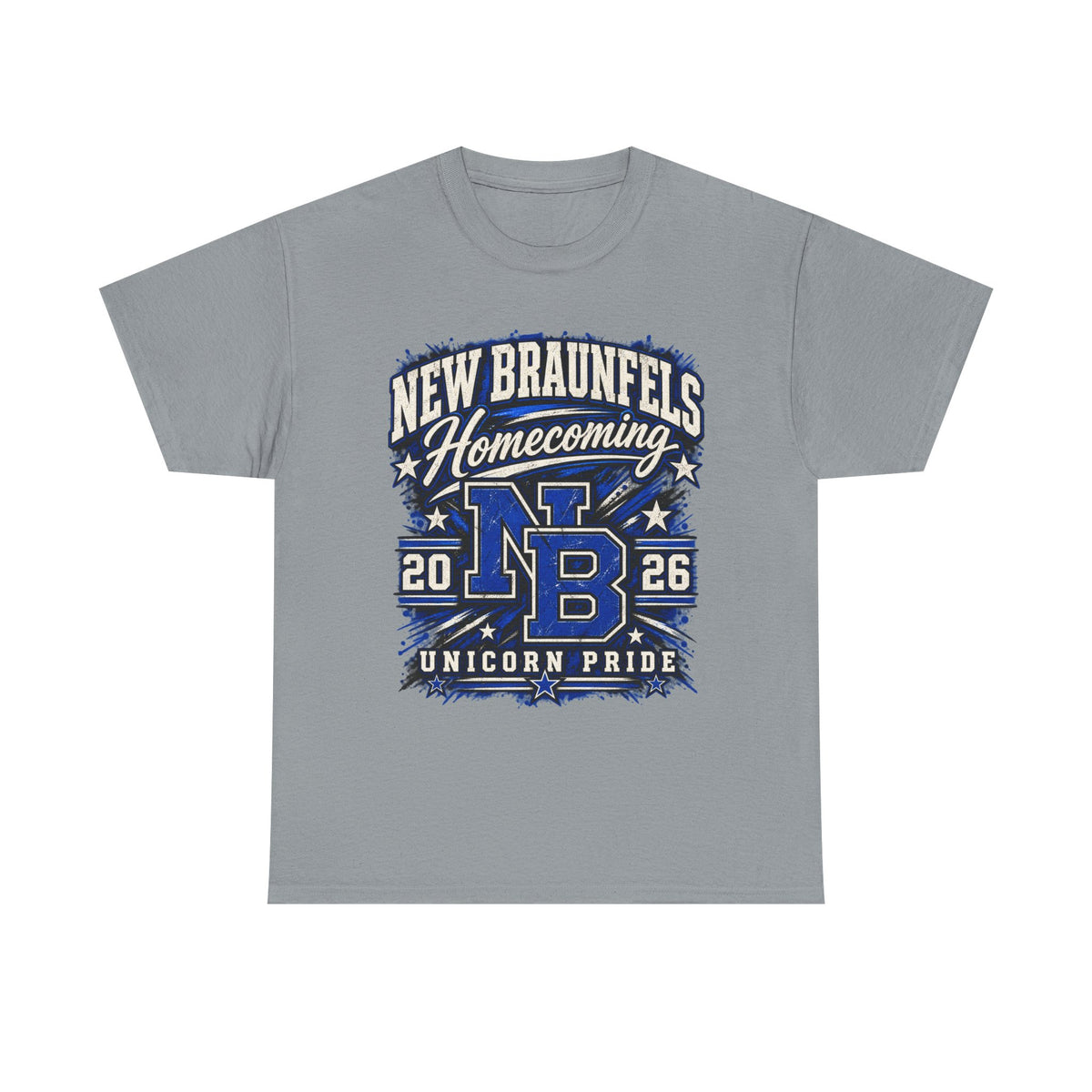 New Braunfels Homecoming 2026 T-Shirt — NB Unicorn Pride School Spirit Tee