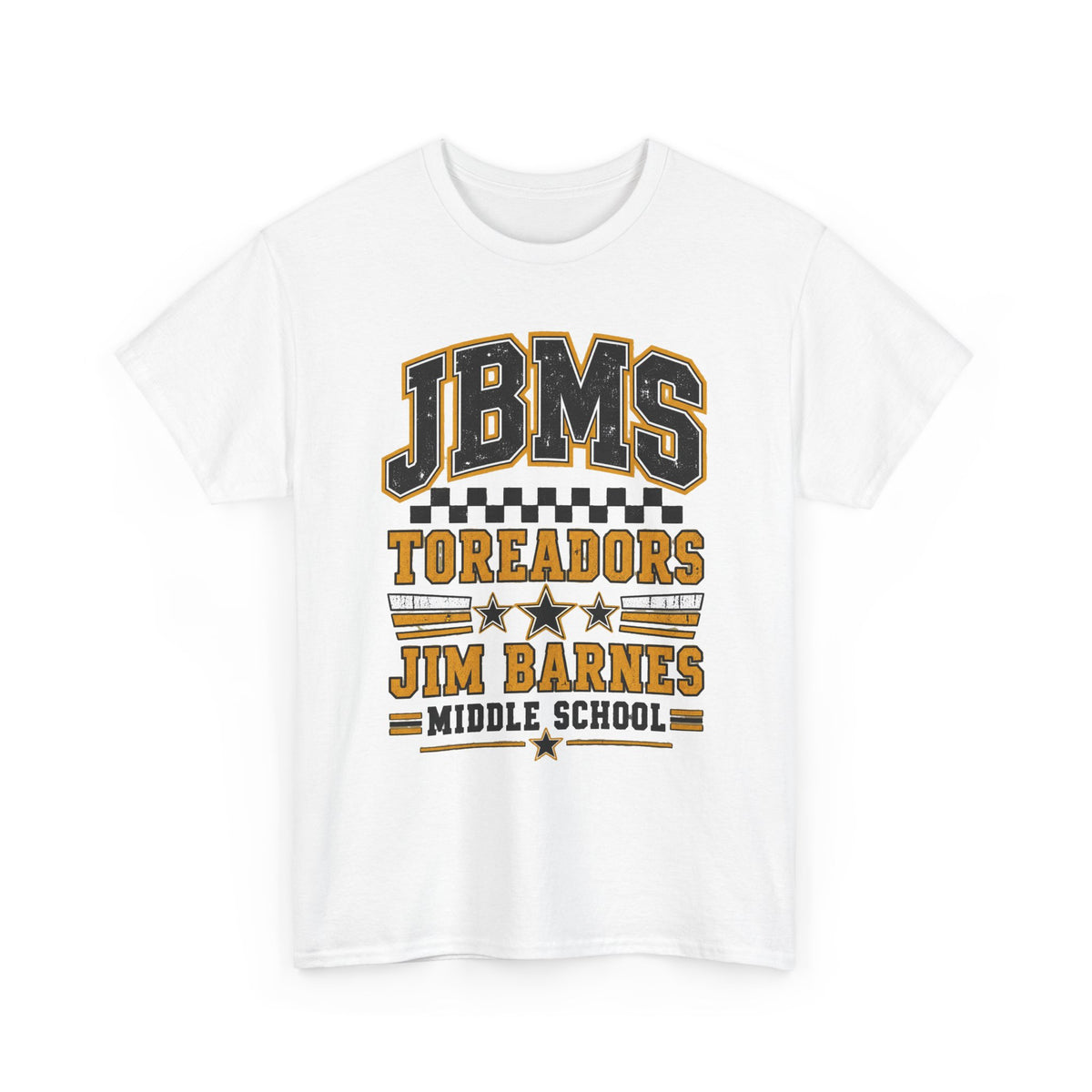 Jim Barnes Middle School Toreadors Tee — JBMS School Spirit T-Shirt