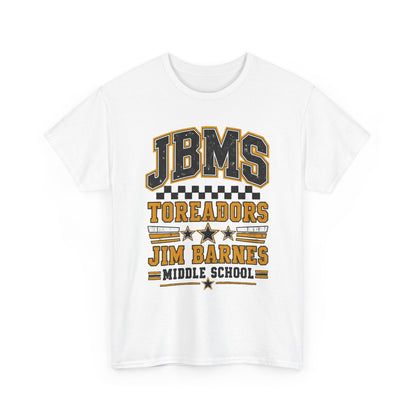 Jim Barnes Middle School Toreadors Tee — JBMS School Spirit T-Shirt