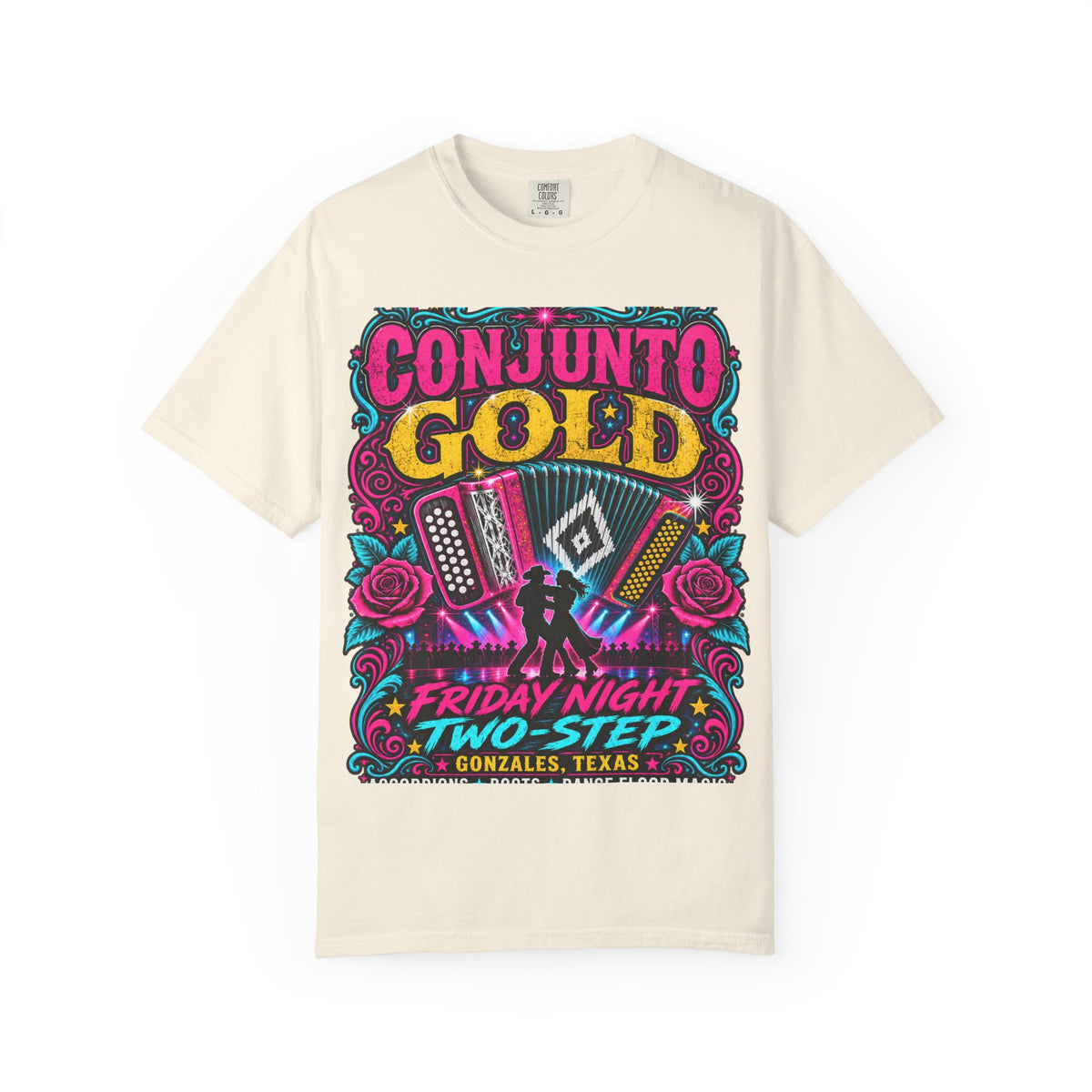 Conjunto Gold Friday Night Two-Step Graphic T-Shirt