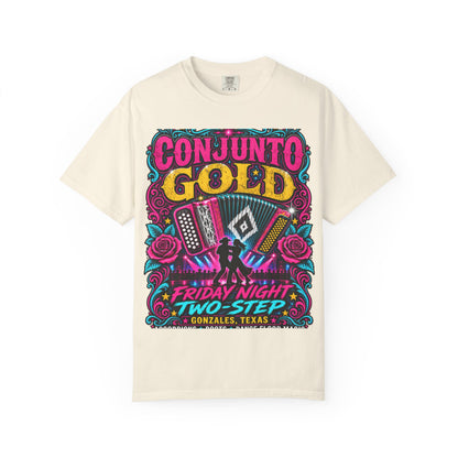 Conjunto Gold Friday Night Two-Step Graphic T-Shirt