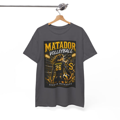 Matador Volleyball Team Tee — Sequoia Matadors Jersey Design