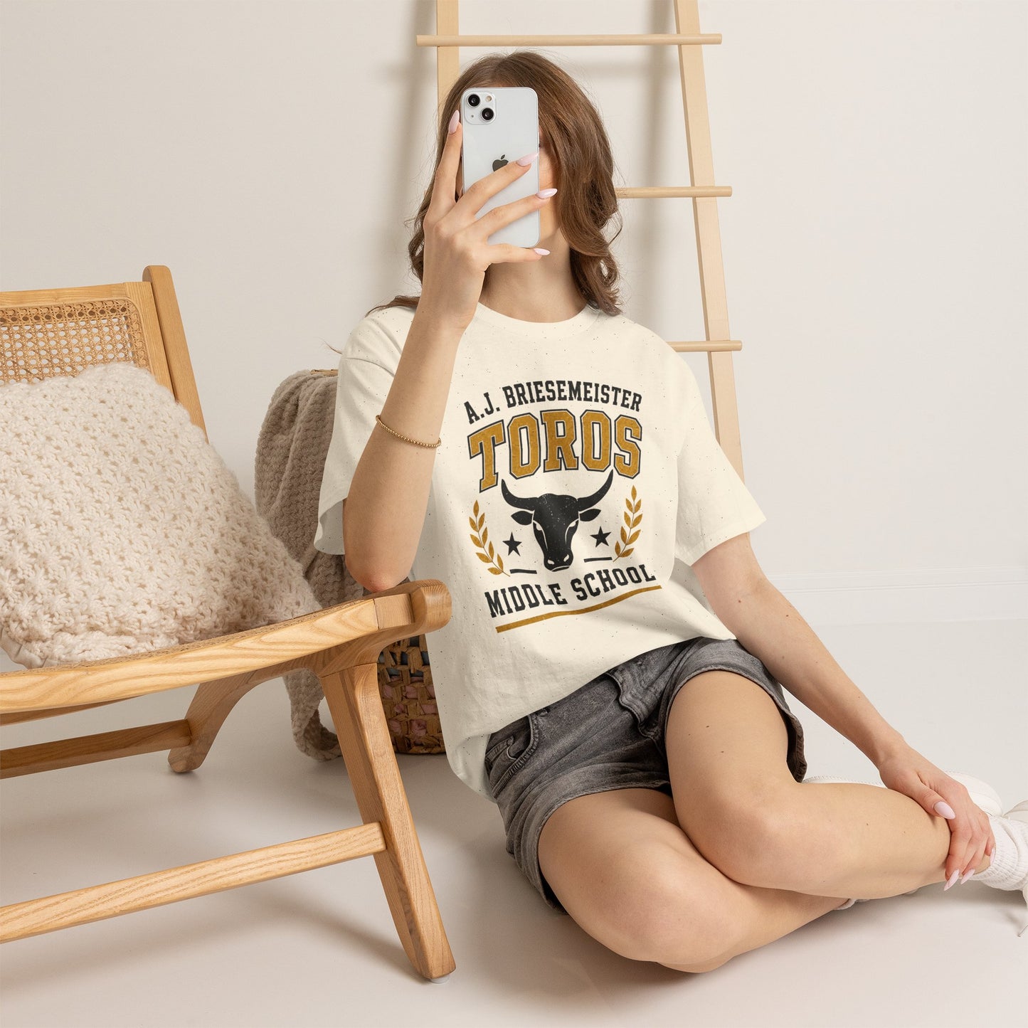 Toros Middle School Tee — A.J. Briesemeister School Spirit T-Shirt