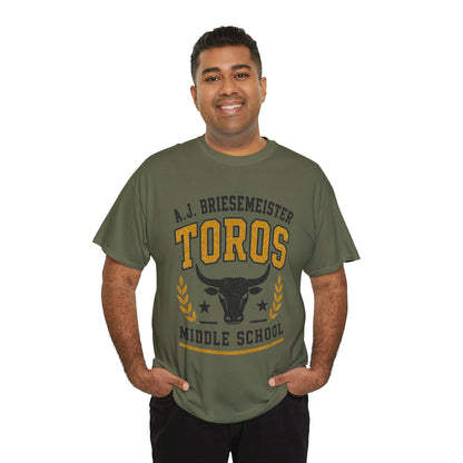 Toros Middle School Tee — A.J. Briesemeister School Spirit T-Shirt