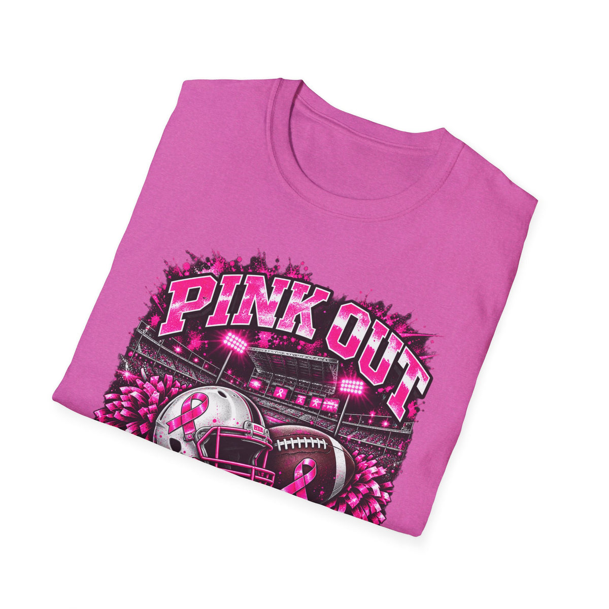 Pink Out Matadors Football T-Shirt — Breast Cancer Awareness Game Tee