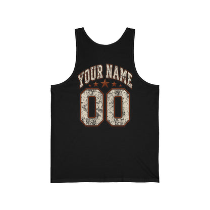 Football Mama Tank Top — Vintage Gameday Jersey Tank (Custom Name & Number)