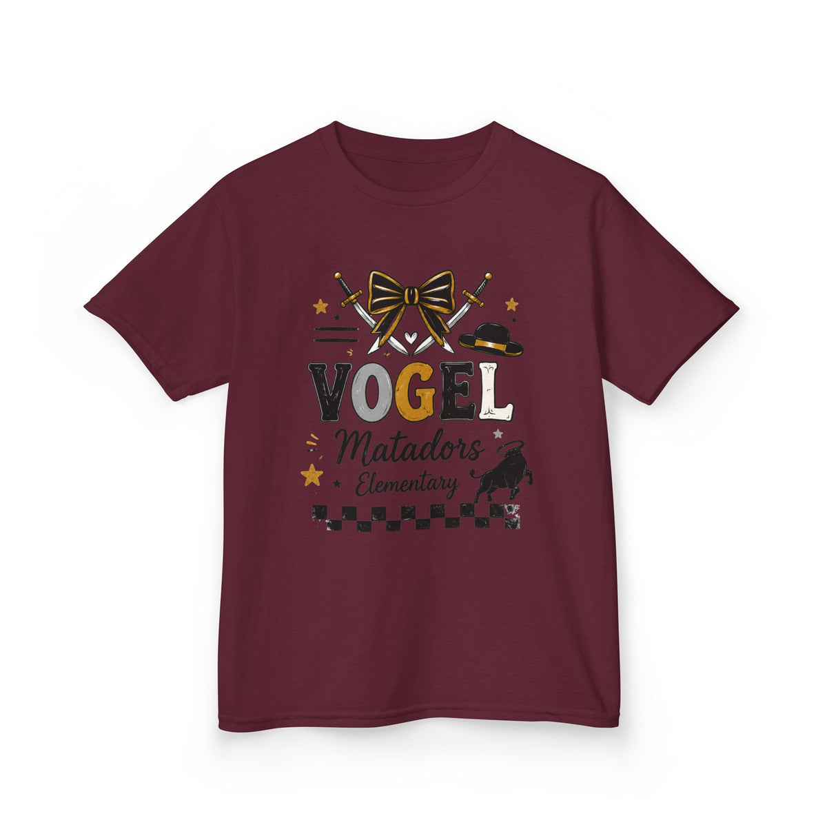Matadors Elementary Kids T‑Shirt — "Vogel" School Spirit Tee