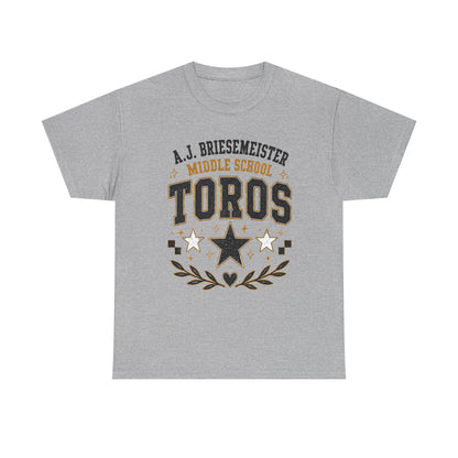 Toros Middle School Tee – A.J. Briesmeister School Spirit Shirt