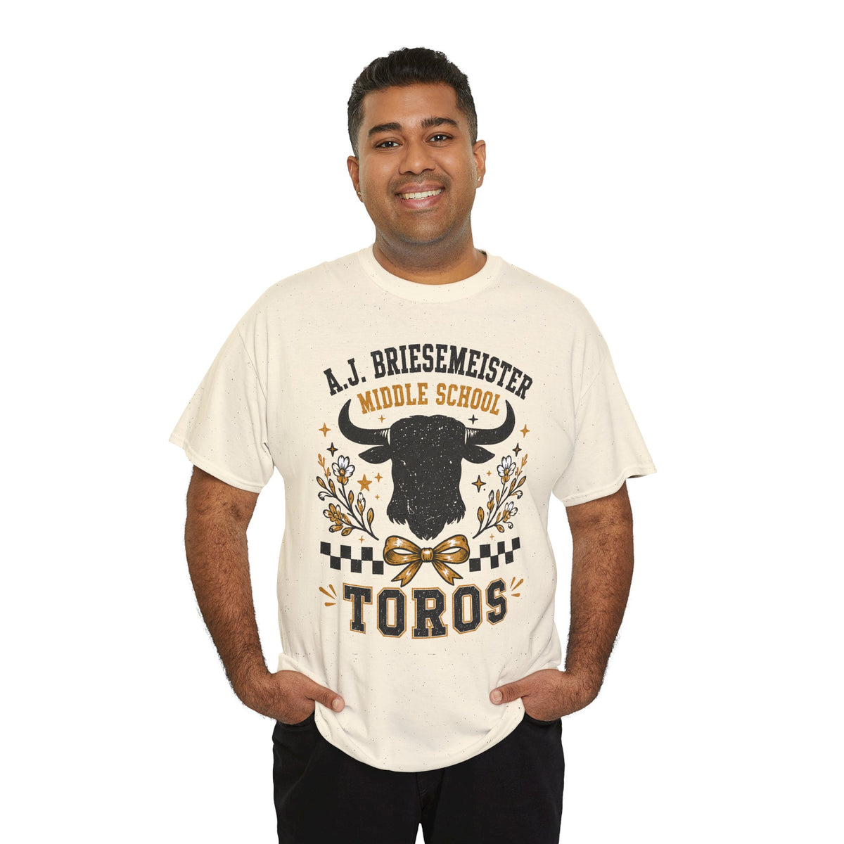 Toros Middle School Tee — A.J. Briesemeister School Spirit T-Shirt