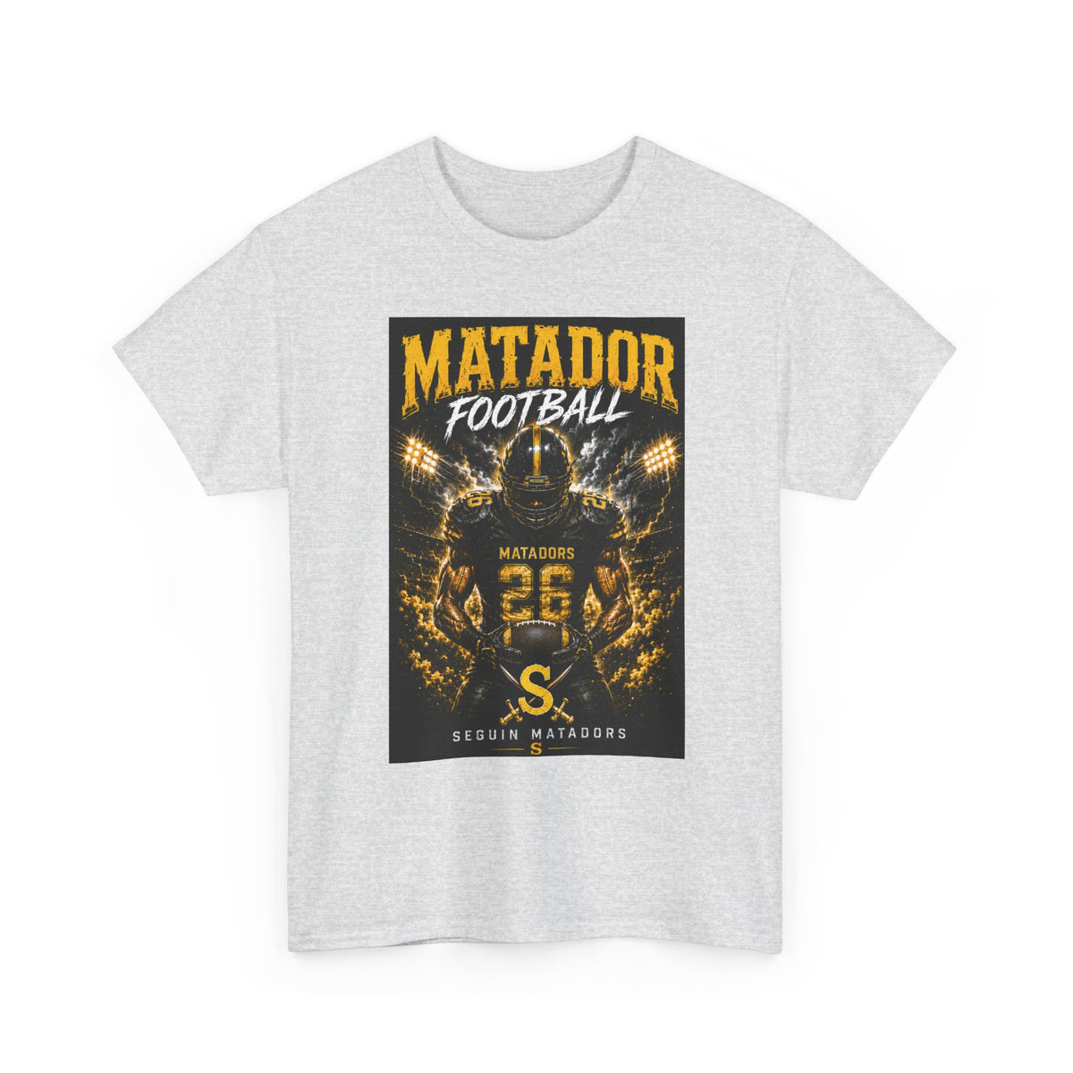 Matador Football Team Tee — Vintage Helmet Graphic Jersey Shirt
