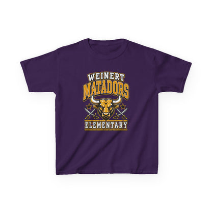 Weinert Matadors Elementary Kids T-Shirt — School Mascot Tee