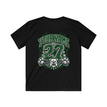Marion Bulldogs Kids T‑Shirt — Custom Name & Number Youth Football Tee