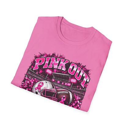 Pink Out Matadors Football T-Shirt — Breast Cancer Awareness Game Tee