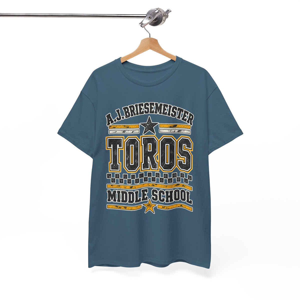 Toros Middle School Tee — A.J. Briesemeister School Spirit T-Shirt