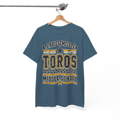 Toros Middle School Tee — A.J. Briesemeister School Spirit T-Shirt
