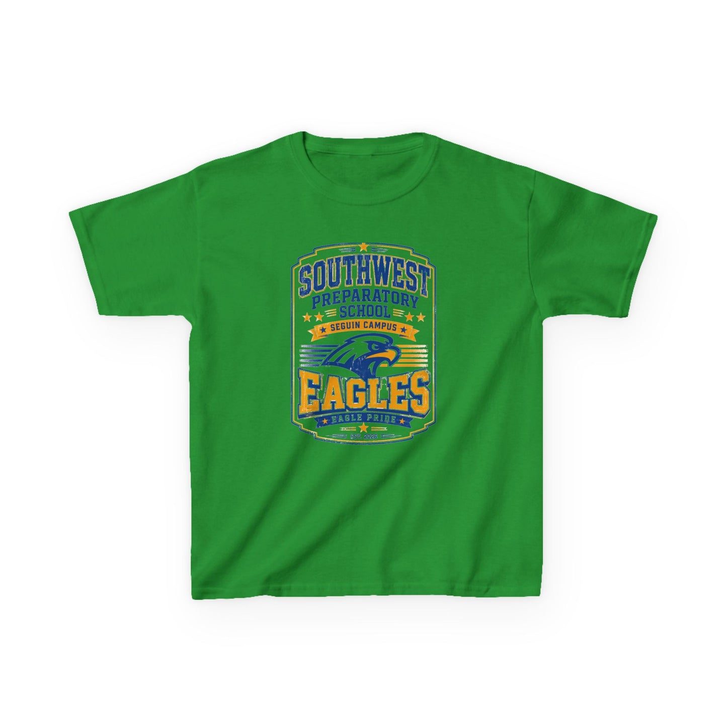 Kids T-Shirt — Southwest Preparatory School Eagles Mascot Tee