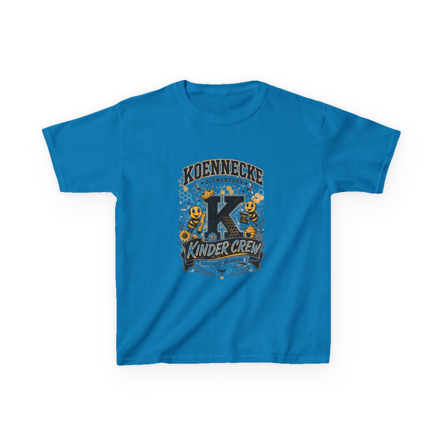 Kinder Crew Kids T-Shirt — 'Koennecke Kinder Crew' School Spirit Tee