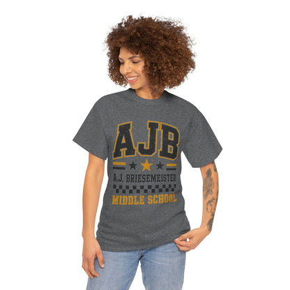 Middle School Custom Name Tee — AJB Briesemeister School Spirit Shirt
