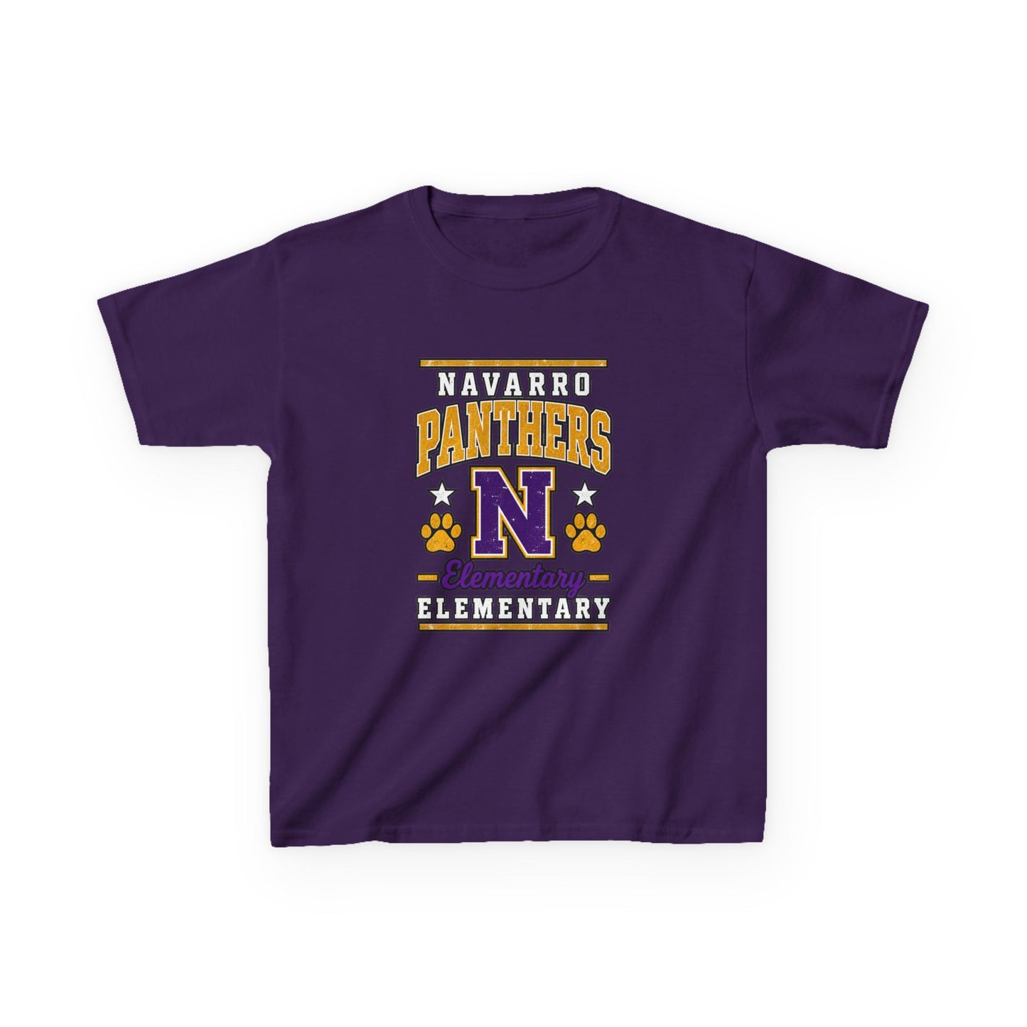 Navarro Panthers Kids T-Shirt — 'N' Elementary School Spirit Tee