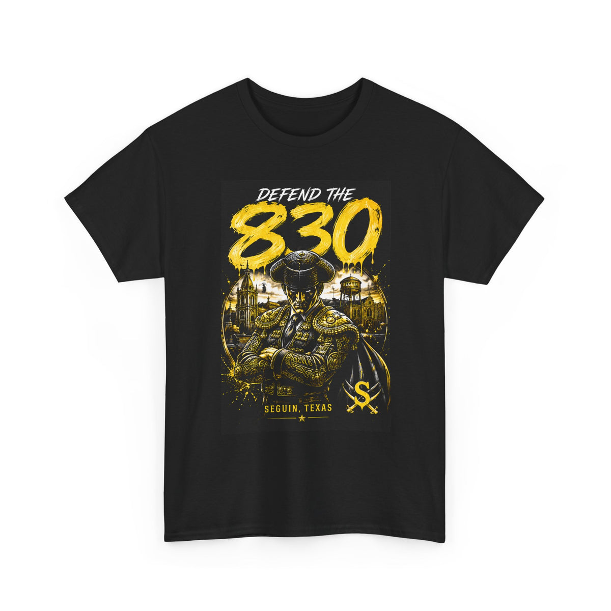 Defend The 830 Matador T-Shirt — San Antonio Pride, Military/Streetwear Graphic Tee